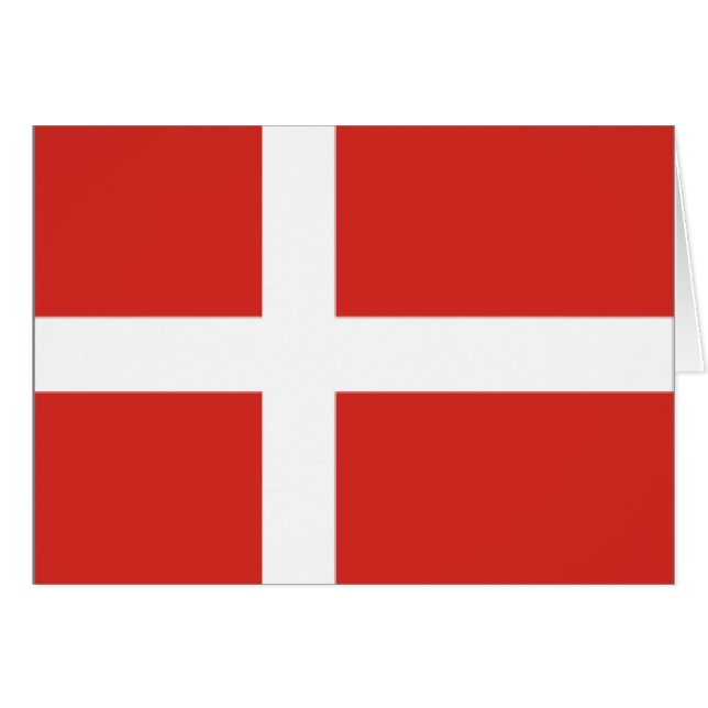 Danmark Hälsningskort (Framsidan Horizontal)