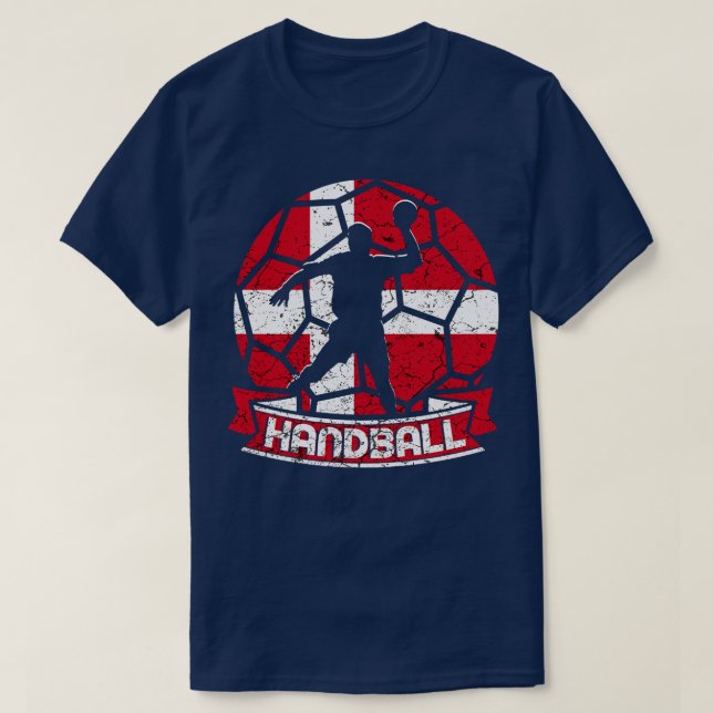 Danmark Handball 3 T Shirt (Design framsida)