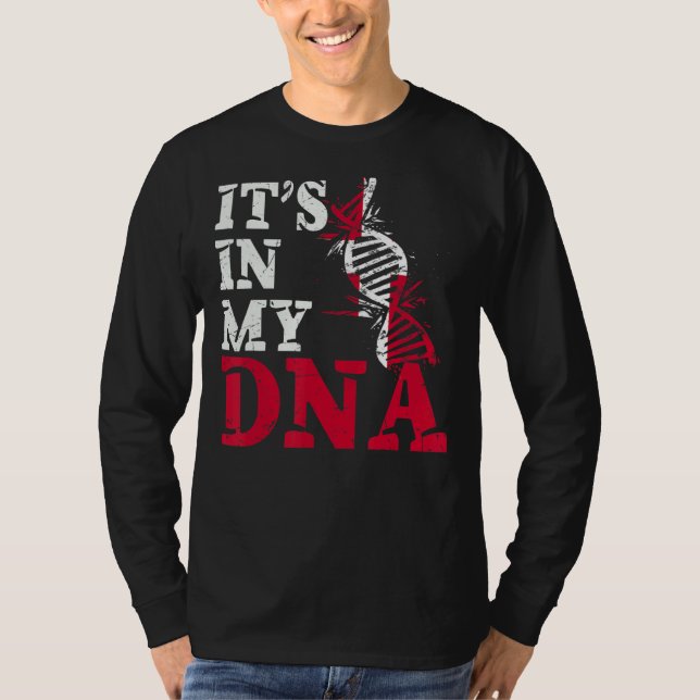 Danmark i mina danska Flagga Danes T Shirt (Framsida)