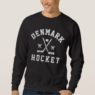 Danmark Ice Hockey Lång Ärmad Tröja