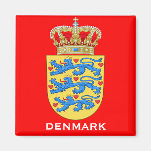 Danmark Jackar Arm Gift Magnet