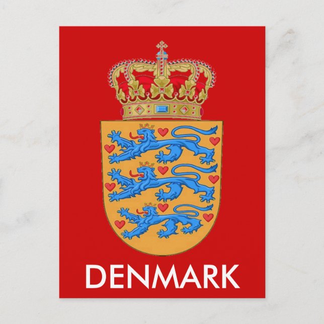 Danmark Jackar av Arm Postcard! Vykort (Framsida)