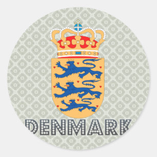 Danmark Jackar av Arm Runt Klistermärke
