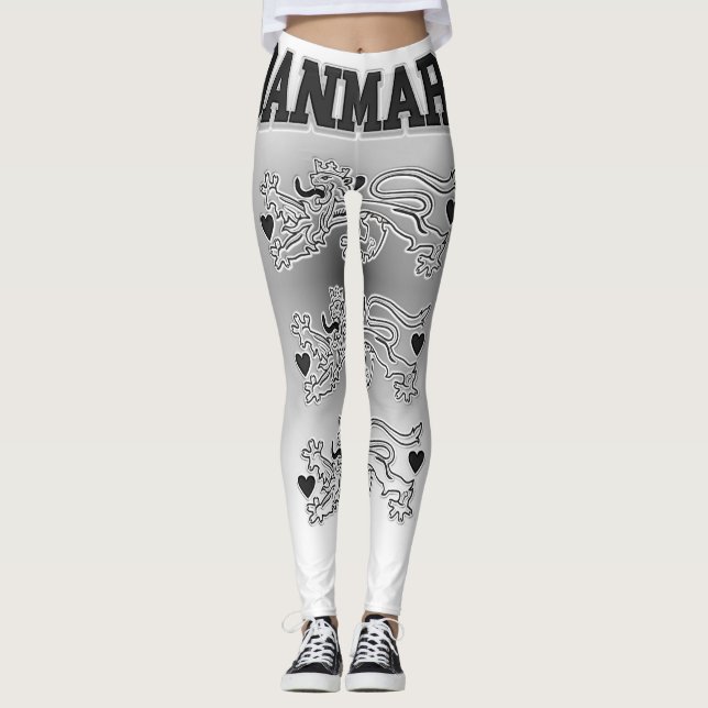 Danmark Jackar om Arm Leggings (Framsida)