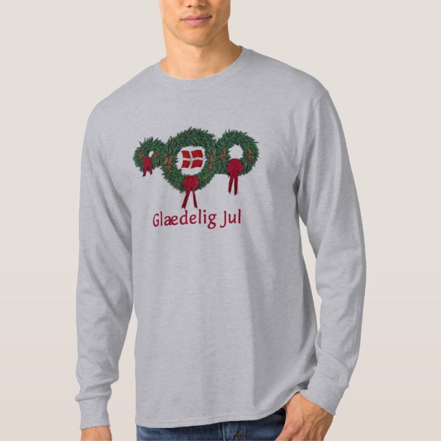 Danmark jul 2 t-shirt (Framsida)