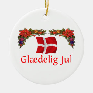 Danmark jul julgransprydnad keramik