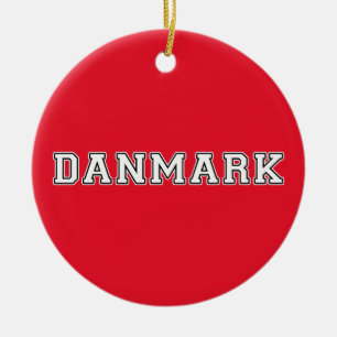 Danmark Julgransprydnad Keramik