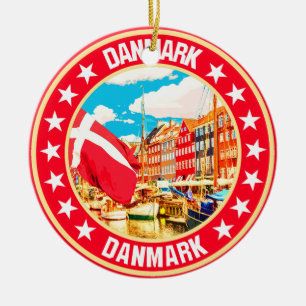 Danmark Julgransprydnad Keramik