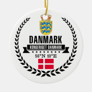 Danmark Julgransprydnad Keramik