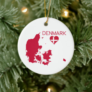 Danmark Julgransprydnad Keramik