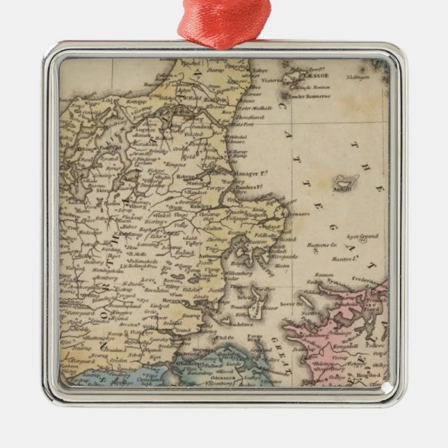 Danmark Julgransprydnad Metall (Framsidan)