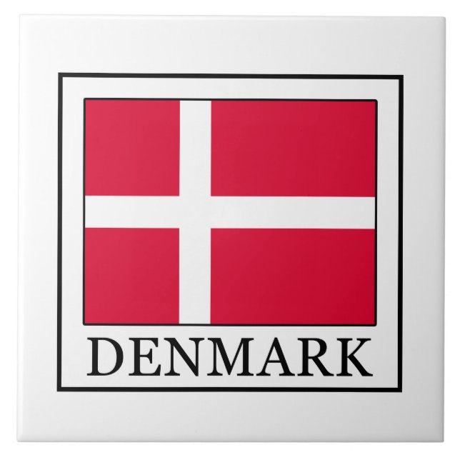 Danmark Kakelplatta (Framsidan)