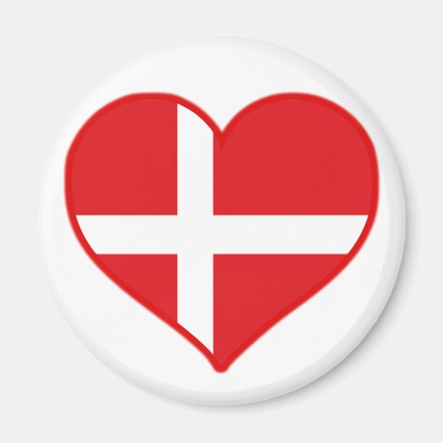 Danmark Kärlek Magnet (Framsidan)