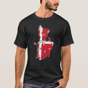 Danmark Katter Danska Danmark T Shirt