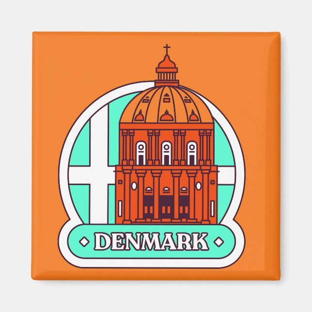 Danmark Magnet (Framsidan)