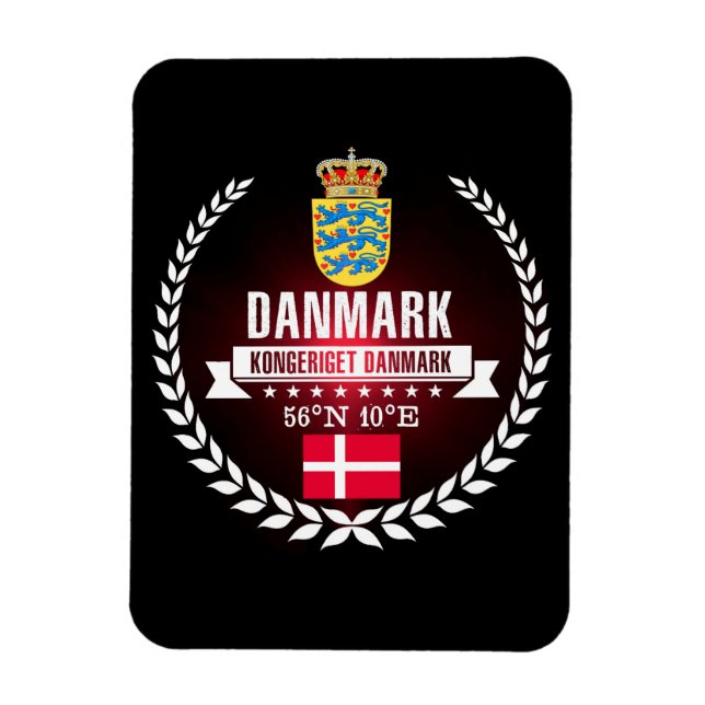 Danmark Magnet (Vertikal)