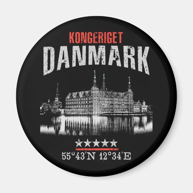Danmark Magnet (Framsidan)