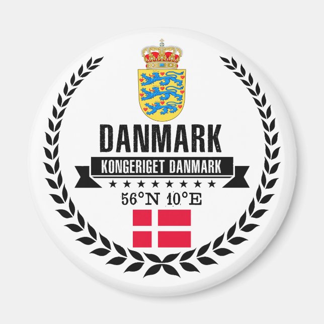 Danmark Magnet (Framsidan)