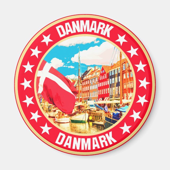 Danmark Magnet (Framsidan)