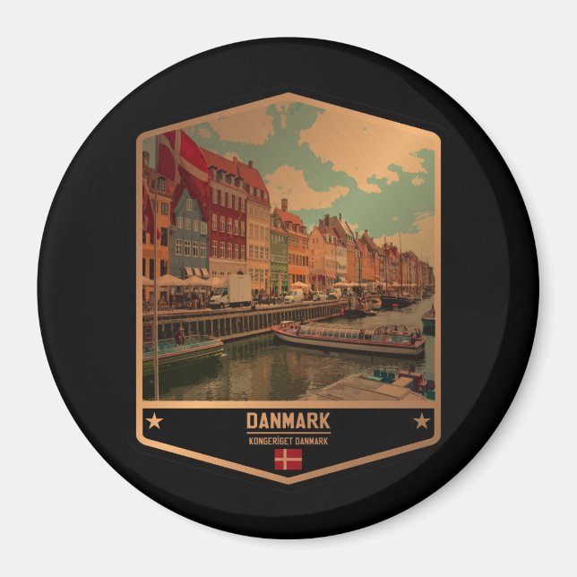  Danmark Magnet (Framsidan)