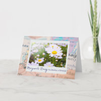 Danmark Marguerite Daisy Blommigt Emblem på Karta