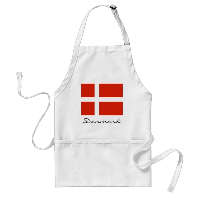 Danmark med Dannebrog Förkläde (Framsidan)