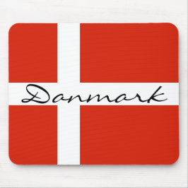 Danmark med Dannebrog Musmatta