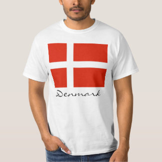 Danmark med Dannebrog Tee