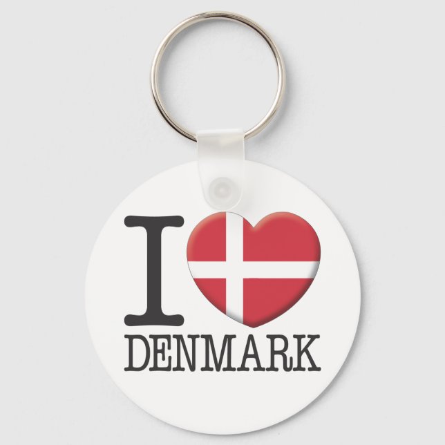 Danmark Nyckelring (Framsida)