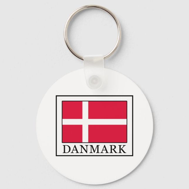 Danmark Nyckelring (Framsida)