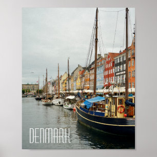 Danmark, Nyhavn-gatubåtar  Poster