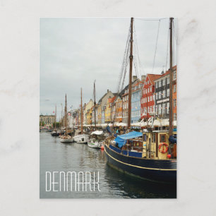 Danmark, Nyhavn-gatubåtar Vykort