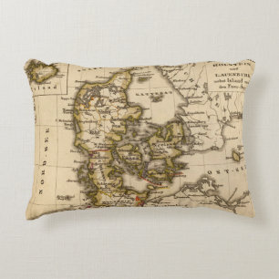 Danmark och island 2 prydnadskudde