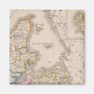 Danmark och Tysklandare Magnet