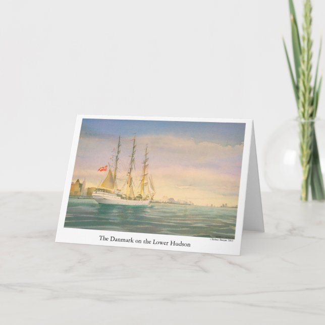 Danmark på nedre Hudson Kort (Framsida)