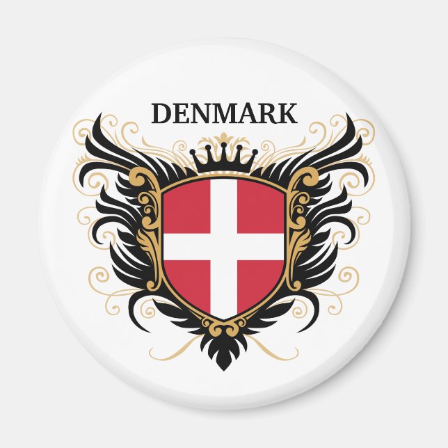 Danmark [personalisera] magnet (Framsidan)