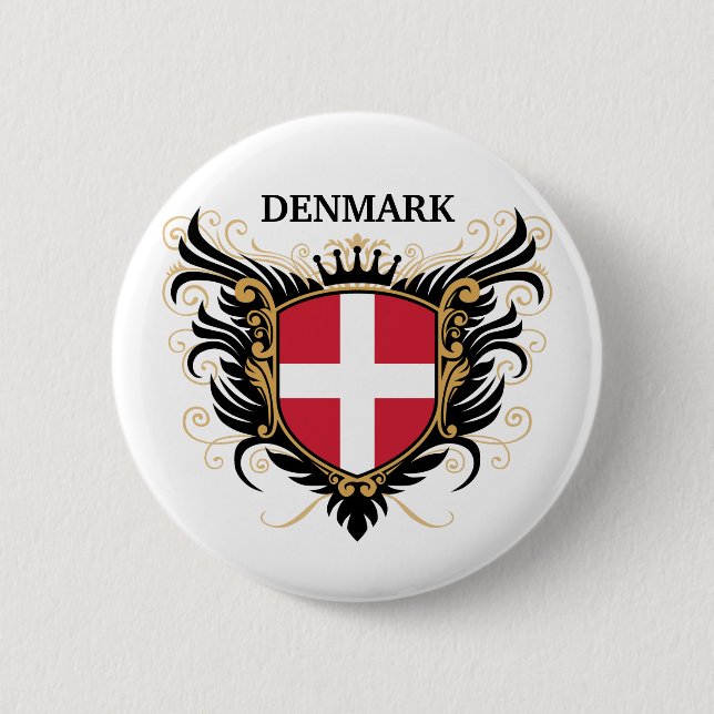Danmark [personifiera], knapp (Framsida)