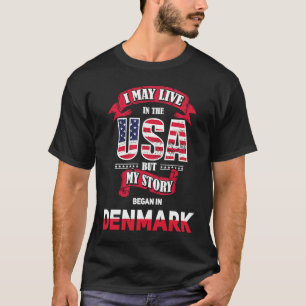 Danmark - Polen - Polen - jag kan bo i USA T Shirt