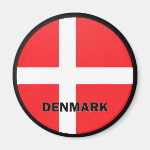 Danmark Roundel kvalitets- flagga Magnet