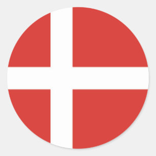 Danmark Runt Klistermärke