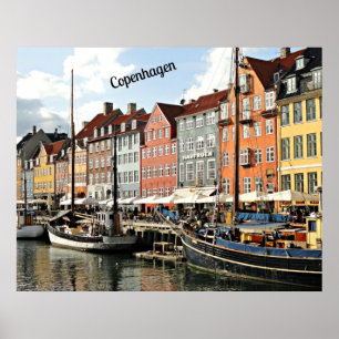Danmark, Scenkanalen i Köpenhamn Poster