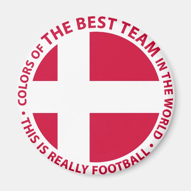 Danmark Shield Magnet (Framsidan)