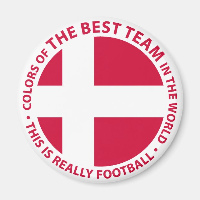 Danmark Shield Magnet (Framsidan)
