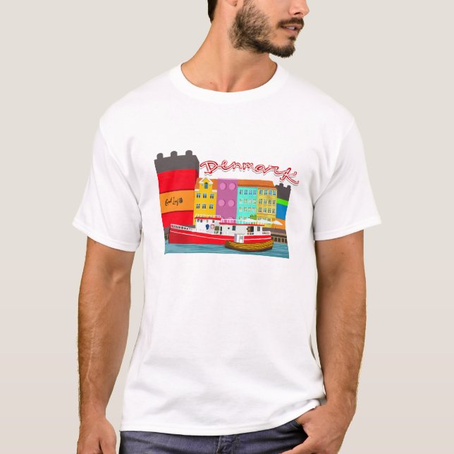 Danmark Shirt T Shirt (Framsida)
