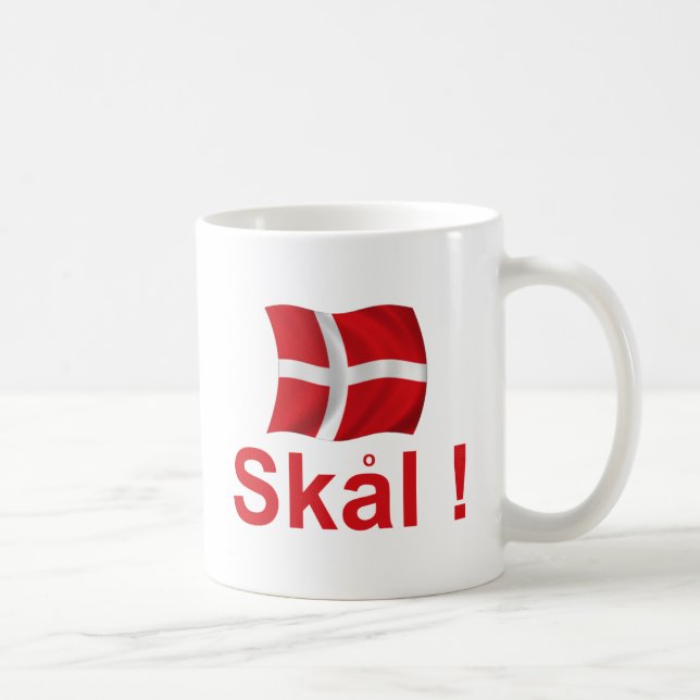 Danmark Skal! Kaffemugg (Höger)