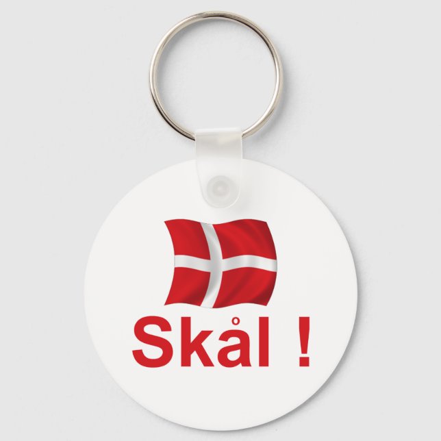Danmark Skal! Nyckelring (Framsida)