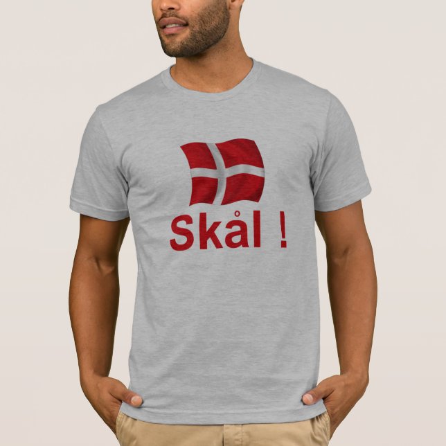 Danmark Skal! Tee Shirt (Framsida)