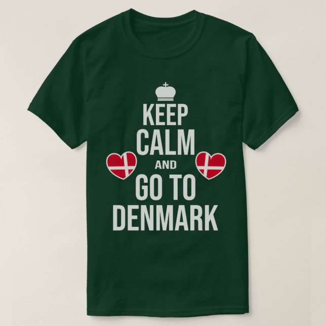 Danmark Skandinavien Vikings Nordish Köpenhamn 7 T Shirt (Design framsida)