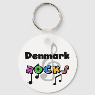 Danmark stenar nyckelring