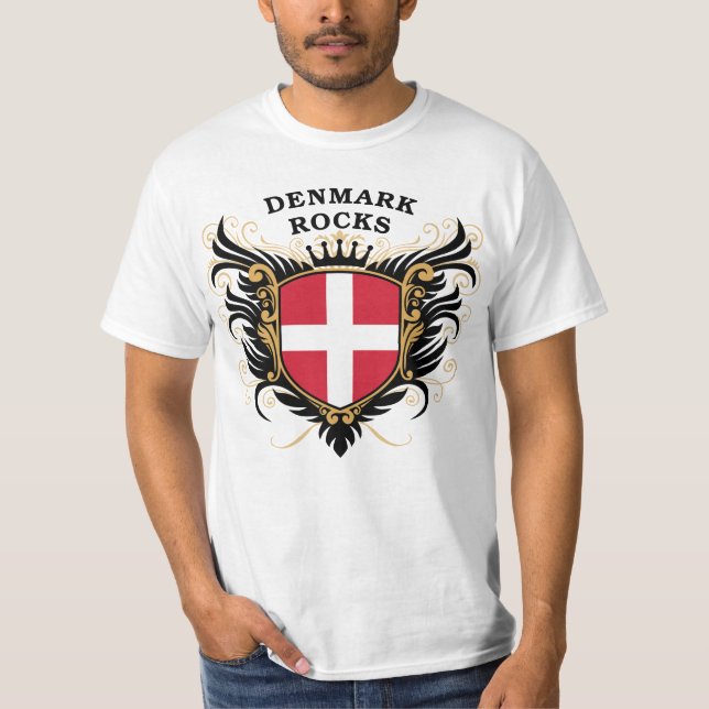 Danmark stenar t shirt (Framsida)